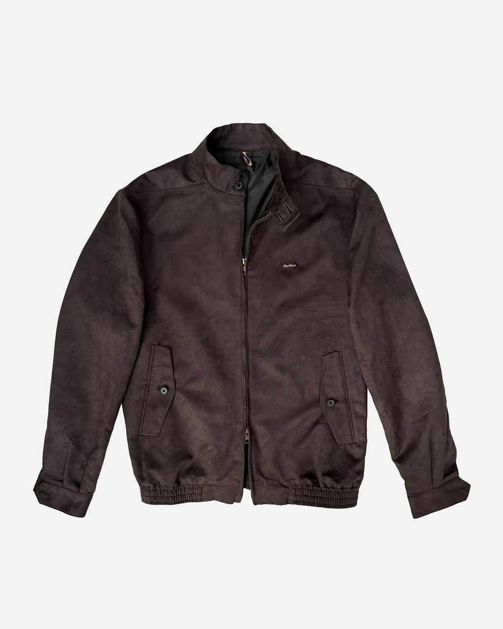 Bare Brown Bomber Jacket with 2 way Zipper - Brown