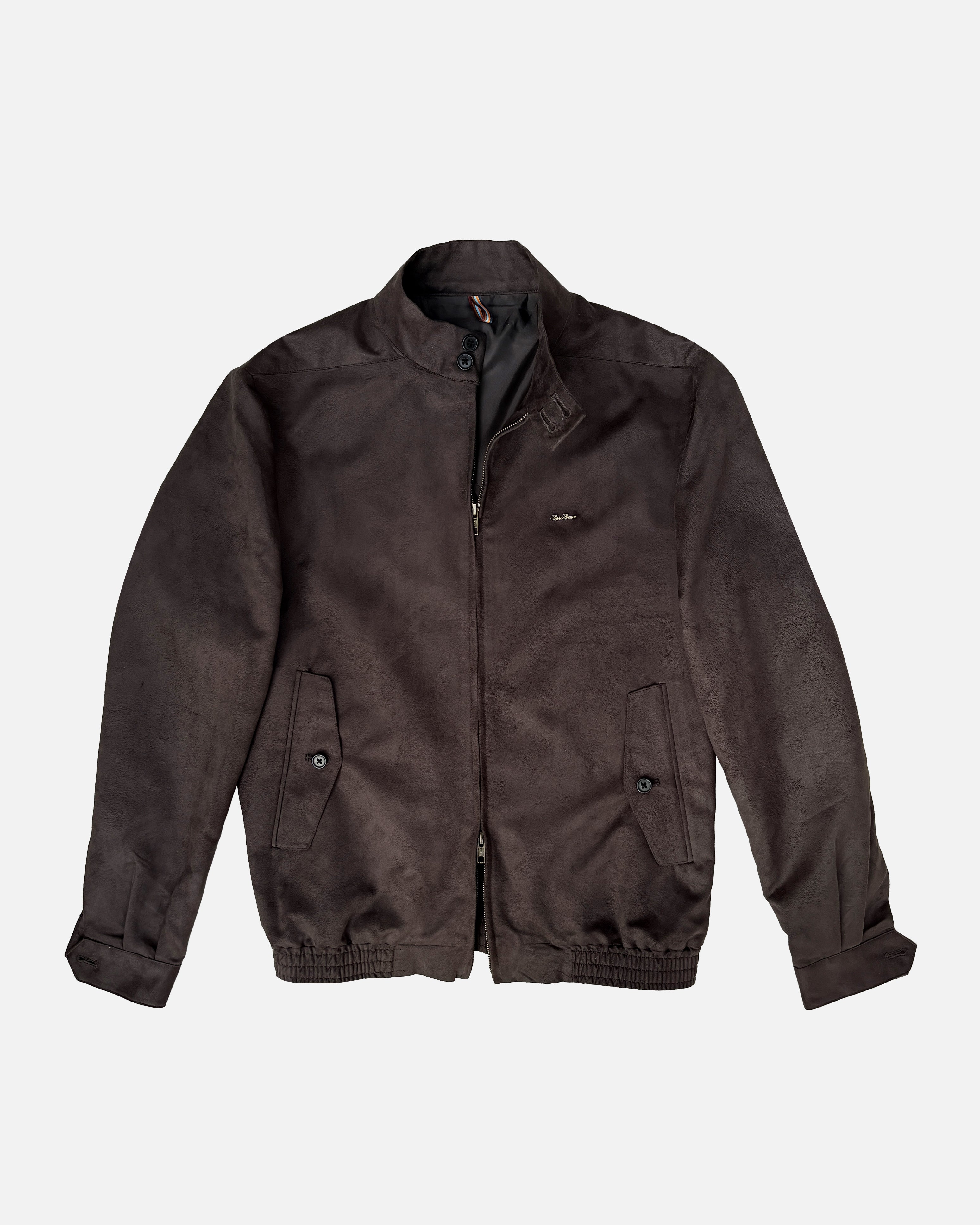 Bare Brown Bomber Jacket with 2 way Zipper - Brown