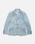 BARE BROWN KNIT BLAZER - TEAL