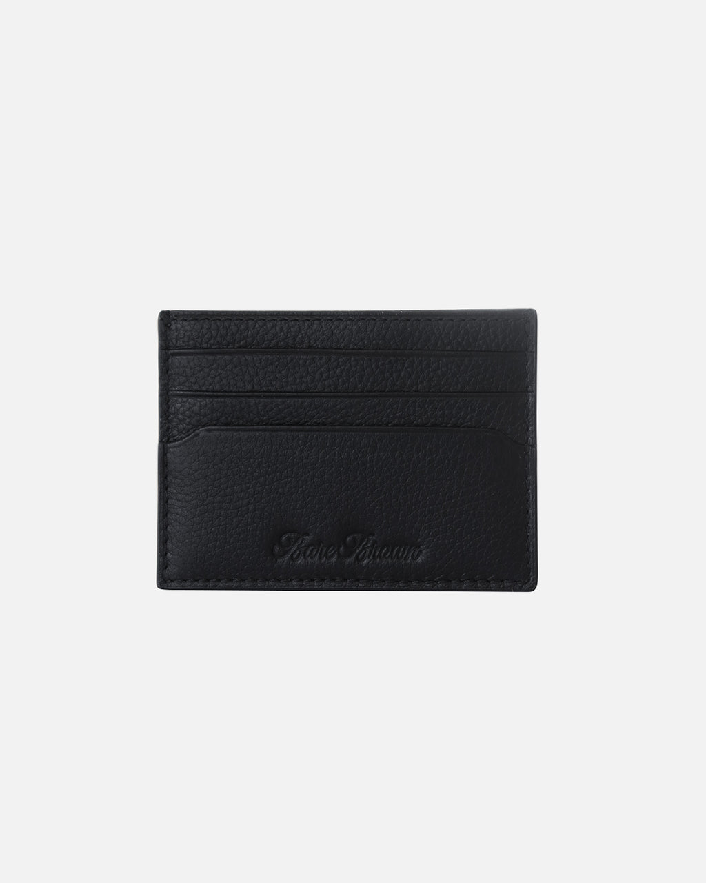 Genuine Leather Black Card Holder With RFID Protection