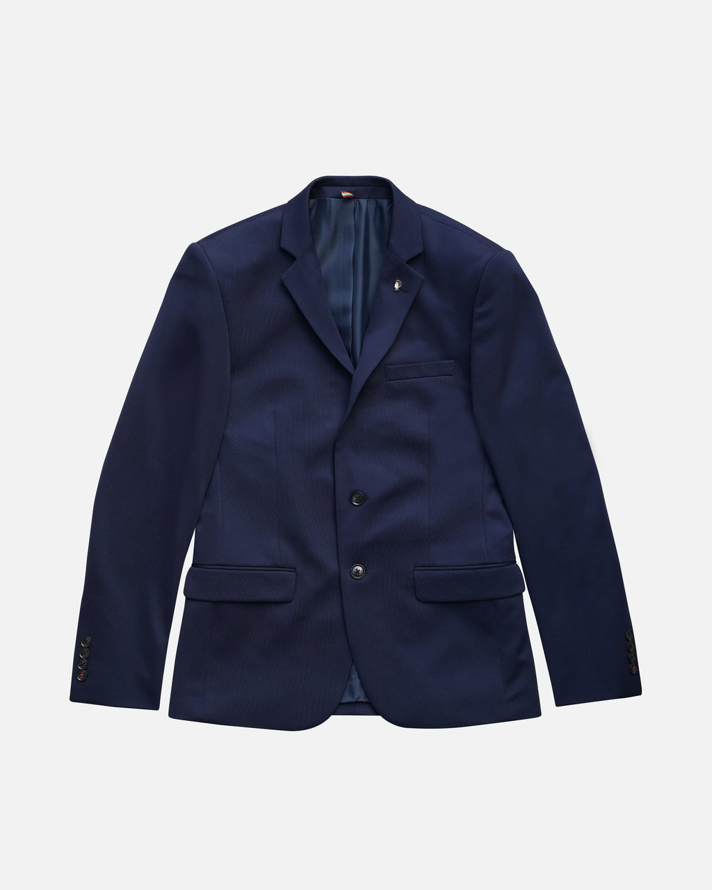 Bare Brown Knit Blazer - Navy