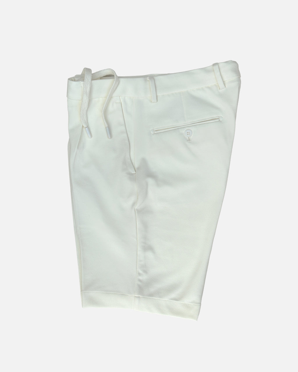 Bare Brown Knit Shorts - Off White