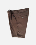 Bare Brown Knit Shorts - Brown