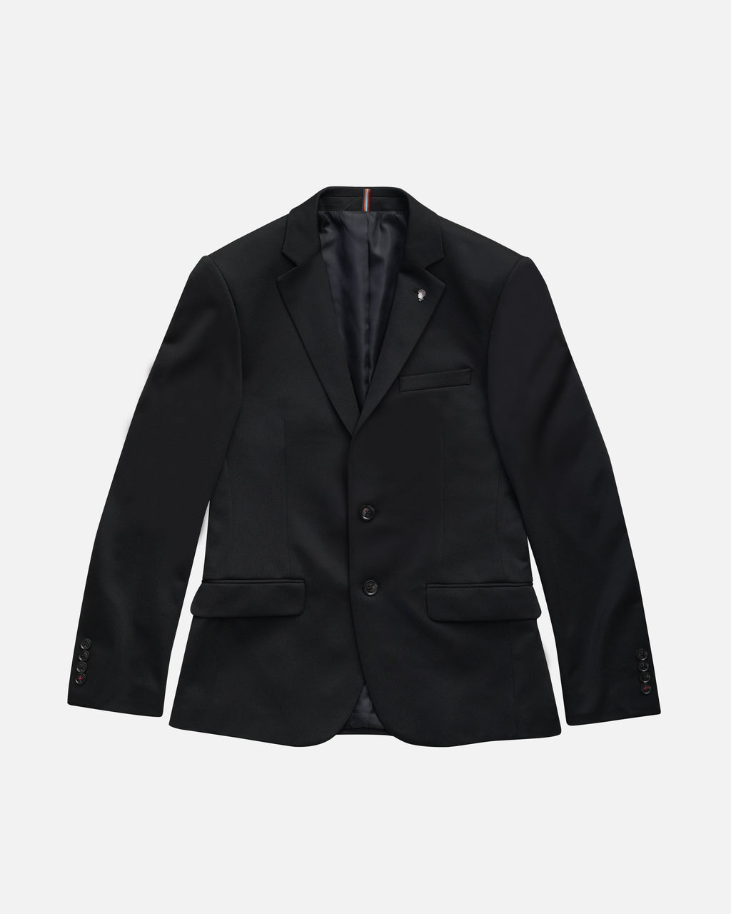 Bare Brown Knit Blazer - Black
