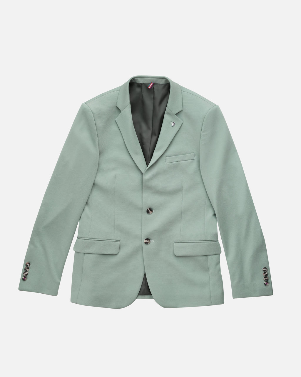 BARE BROWN KNIT BLAZER - SAGE