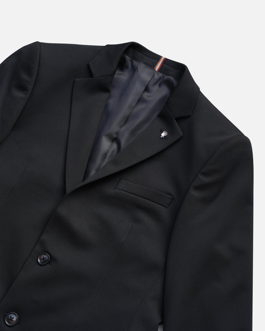 Bare Brown Knit Blazer - Black