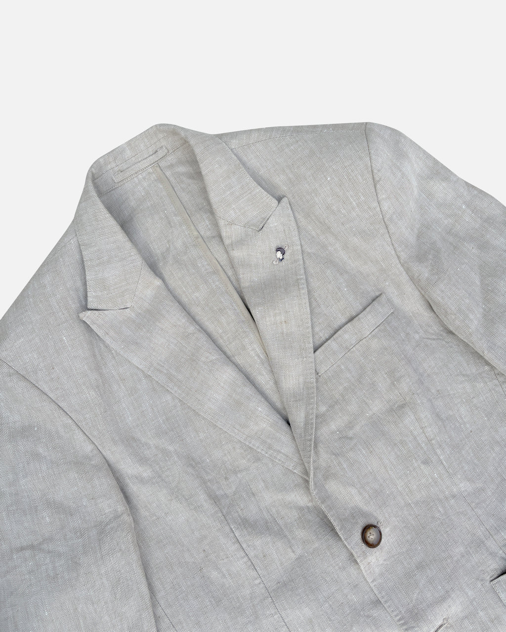 Bare Brown Linen Blazer - Beige