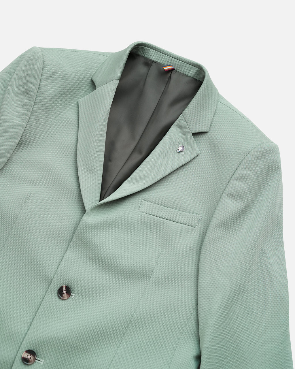 BARE BROWN KNIT BLAZER - SAGE