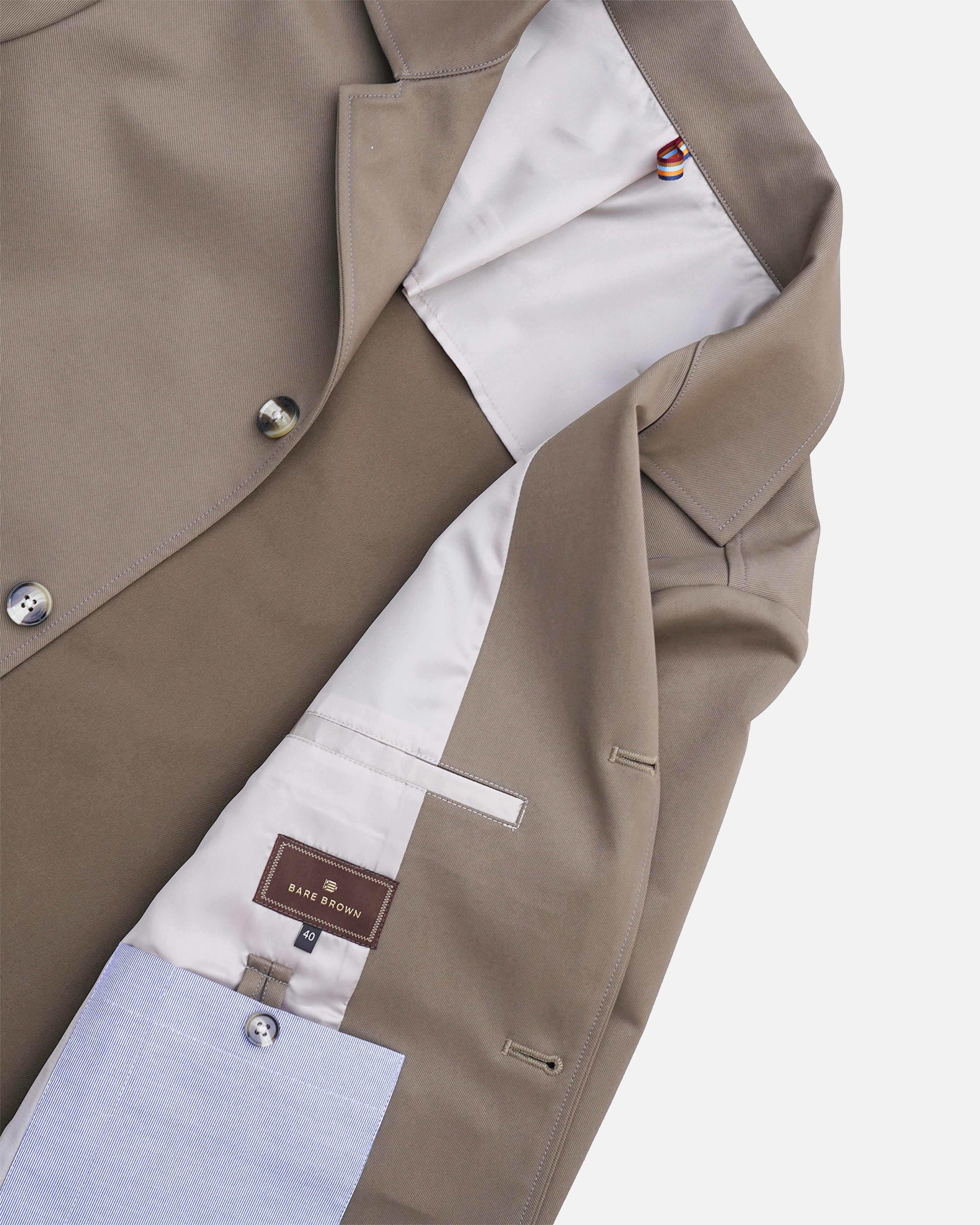 Bare Brown Shacket - Khaki