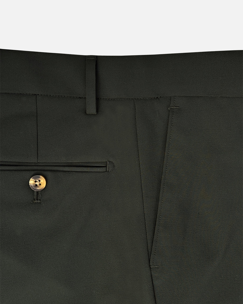Bare Brown Slim Fit Trouser - Forest Green