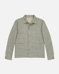 Bare Brown Linen Shacket - Olive