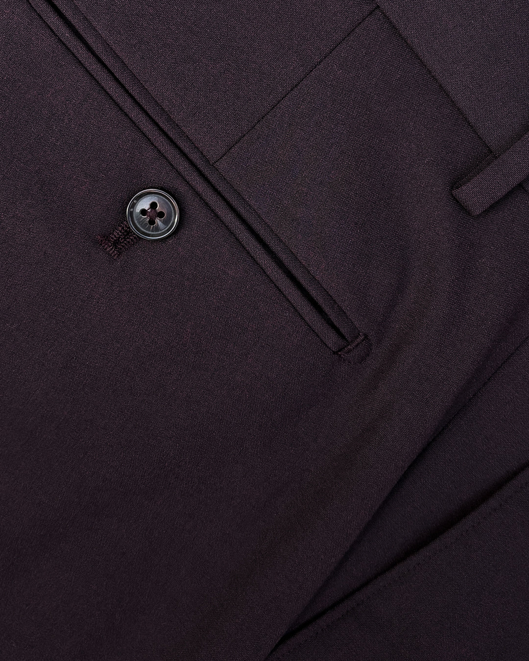 Bare Brown Slim Fit Trouser - Wine