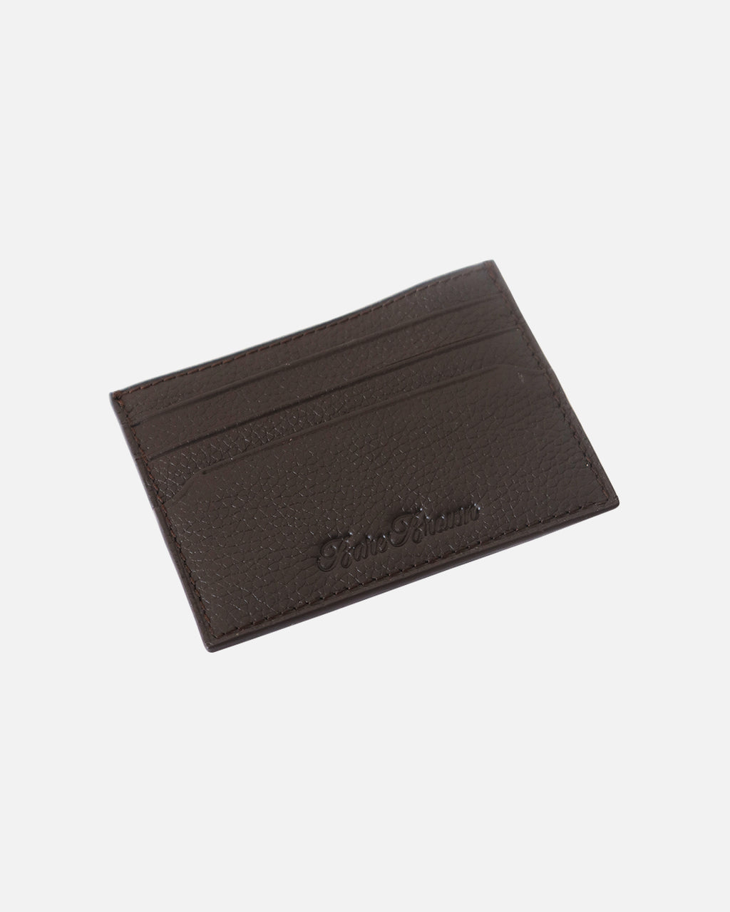 Genuine Leather Brown Card Holder With RFID Protection