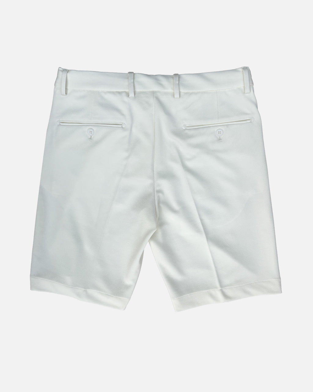 Bare Brown Knit Shorts - Off White