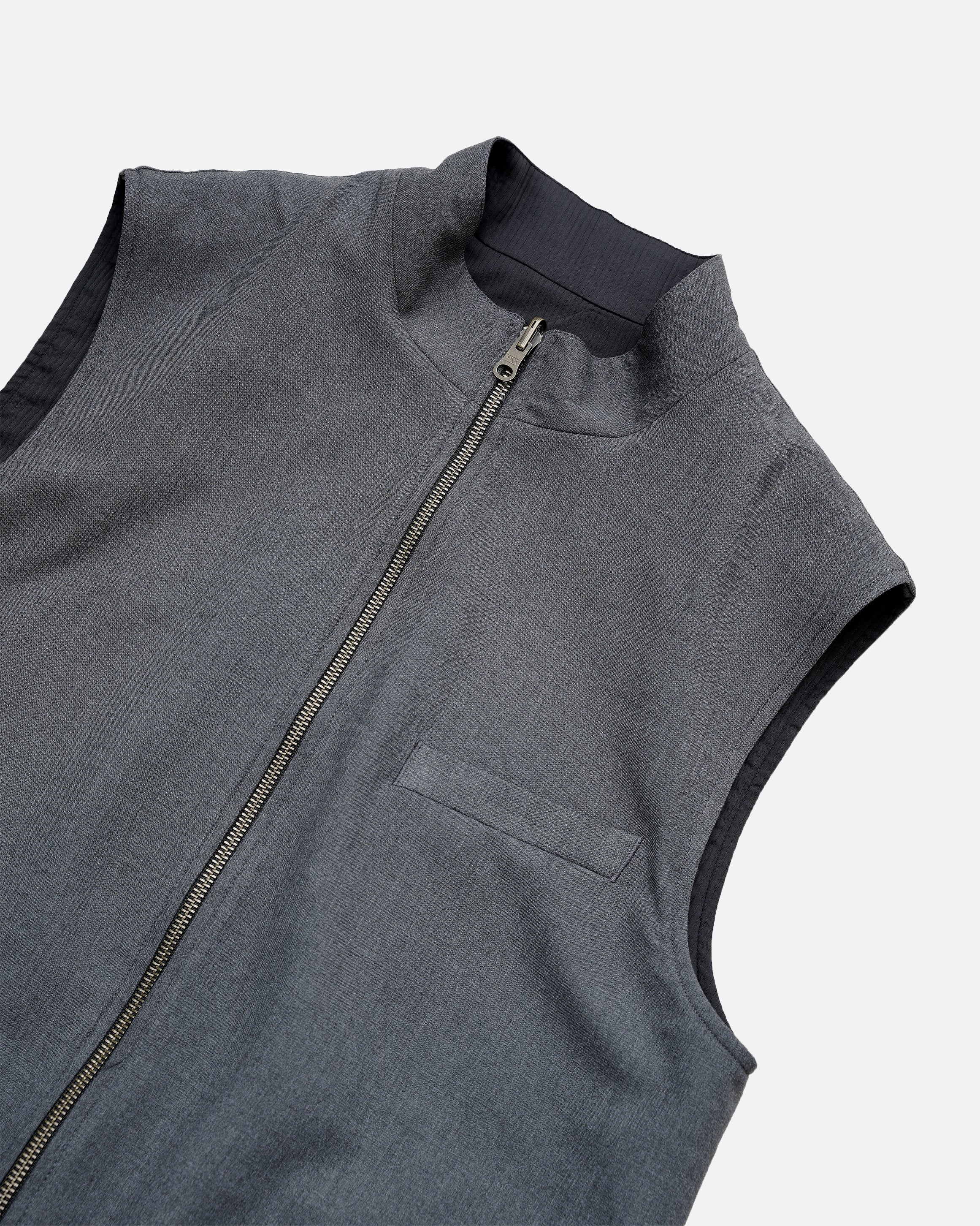 Bare Brown Reversible Jacket - Black & Charcoal