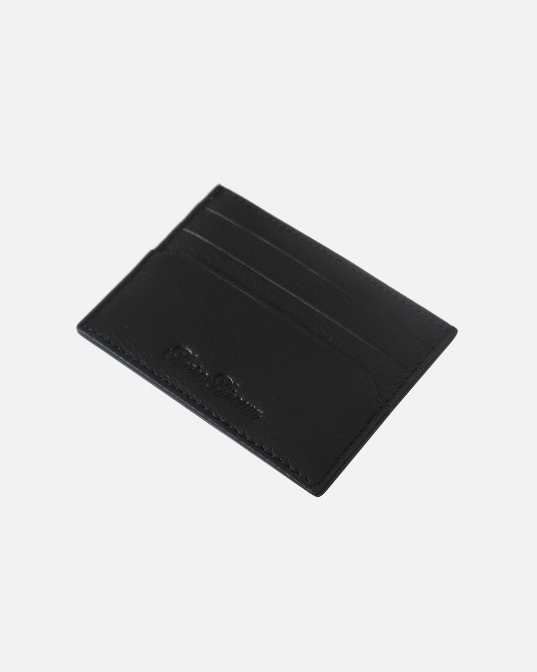 Genuine Leather Black Card Holder With RFID Protection