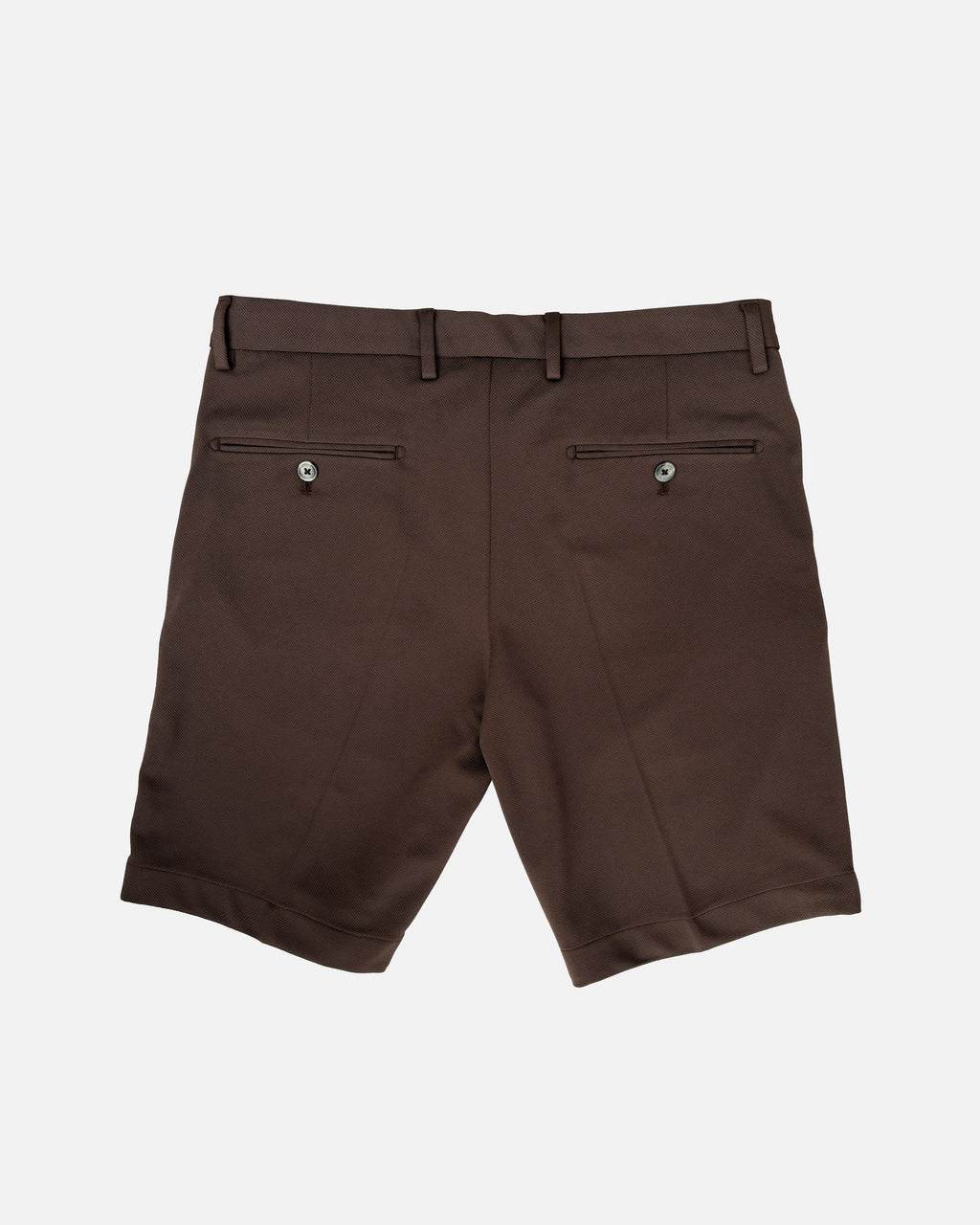Bare Brown Knit Shorts - Brown
