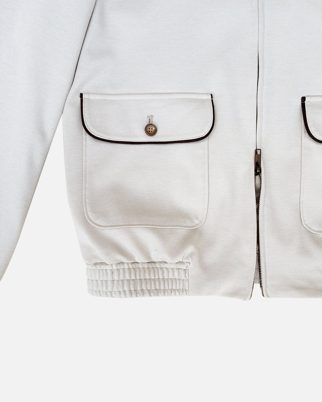 Bare Brown Slim Fit Jacket with Suede Detailing & Elbow Patch - Beige