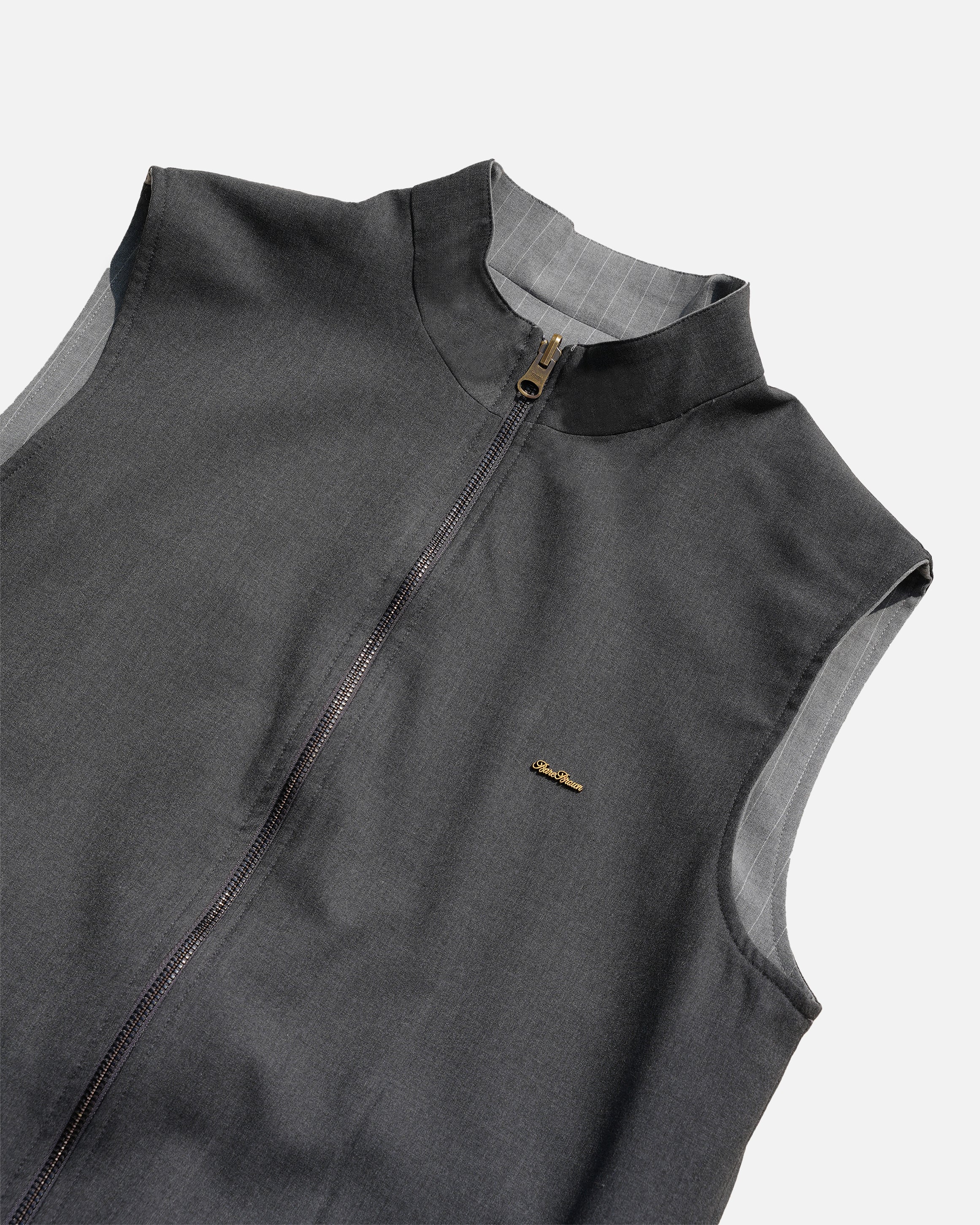 Bare Brown Reversible Jacket - Grey & Charcoal