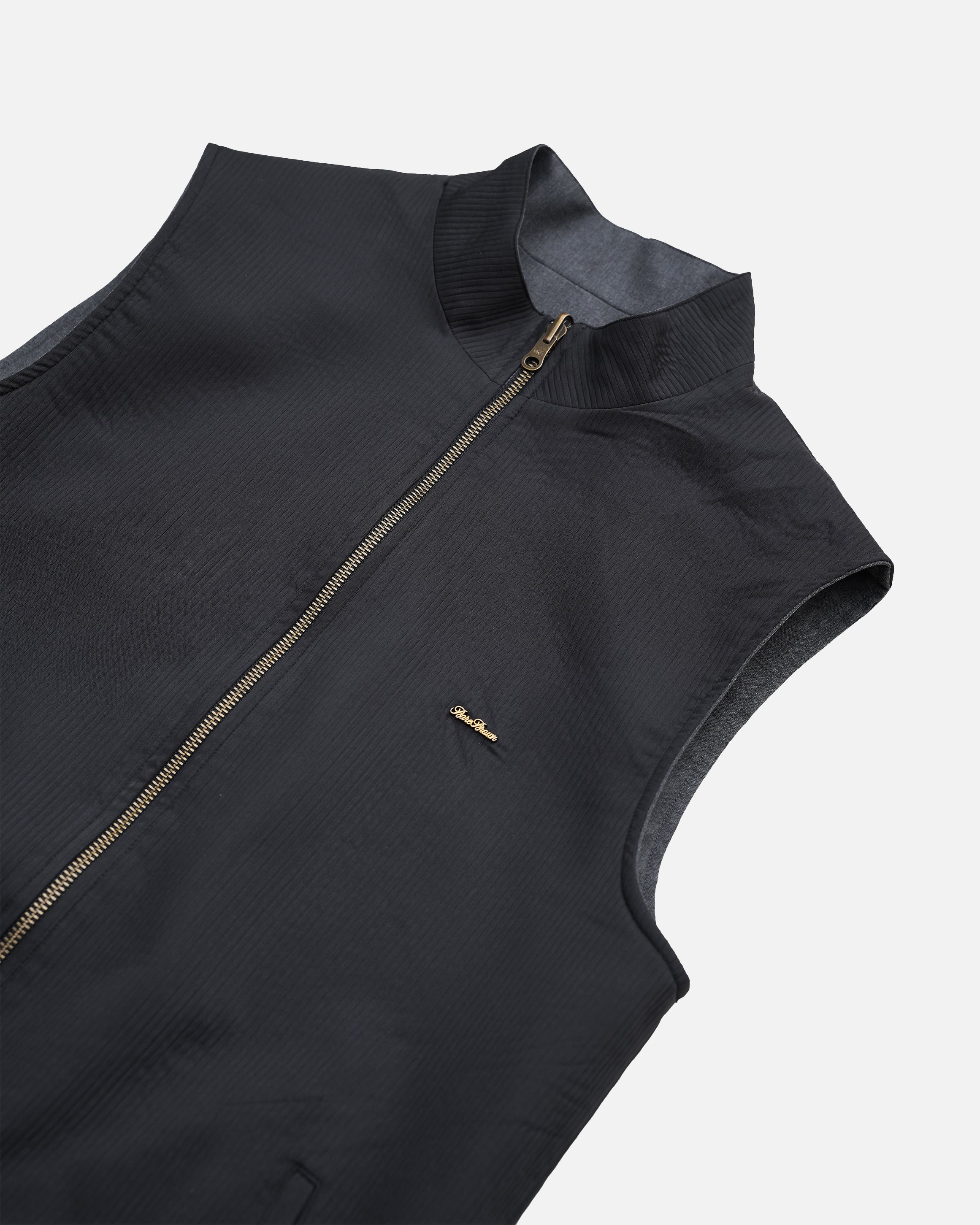 Bare Brown Reversible Jacket - Black & Charcoal