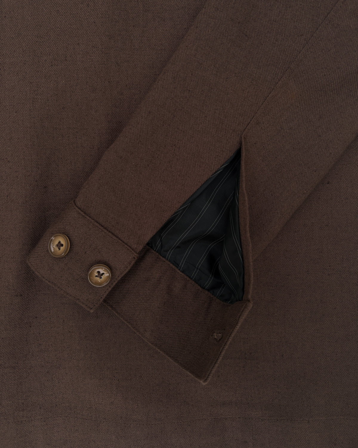 Bare Brown Linen Shacket - Brown