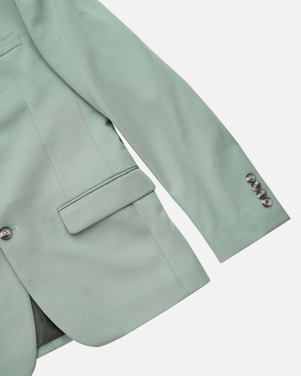 BARE BROWN KNIT BLAZER - SAGE