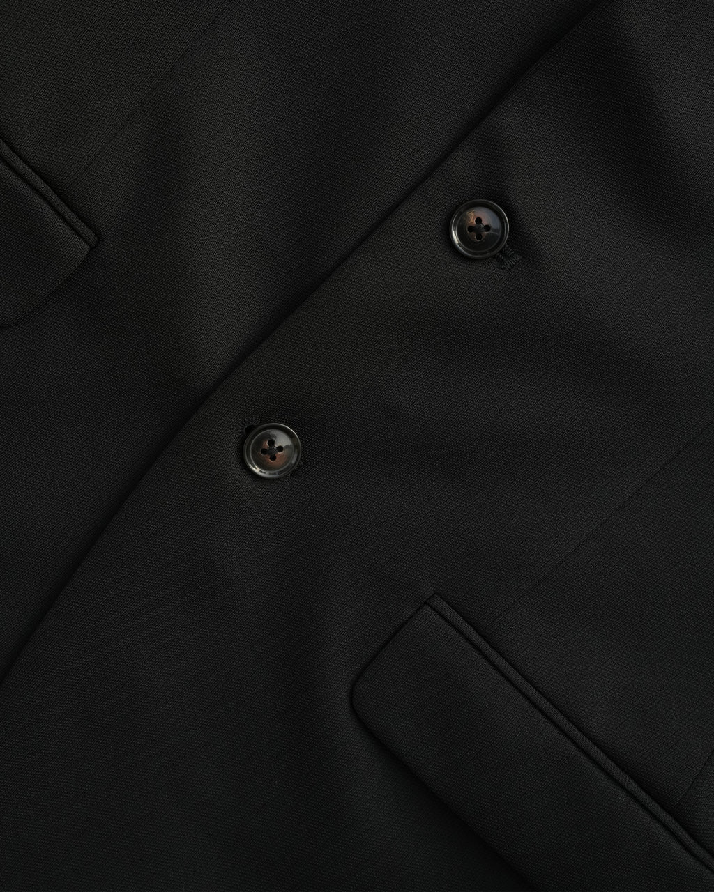 Bare Brown Knit Blazer - Black