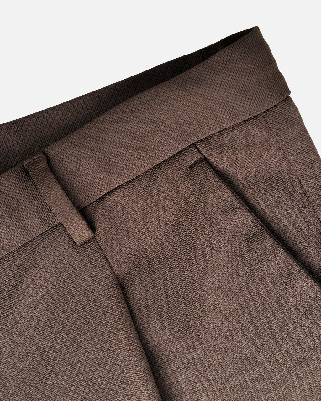 Bare Brown Knit Shorts - Brown