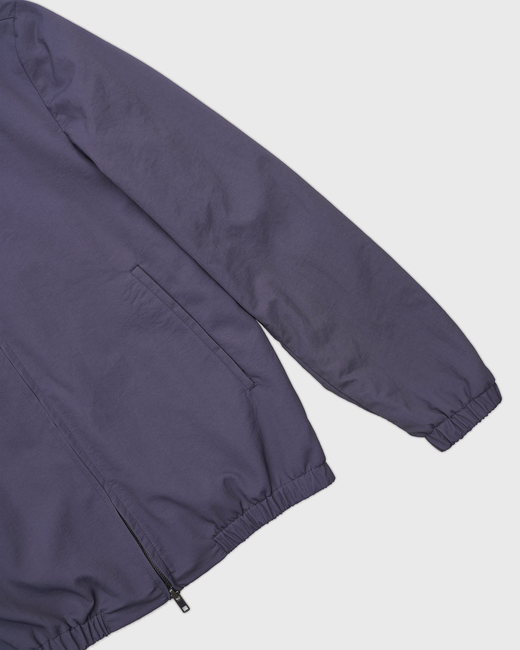 Bare Brown Bomber Jacket with 2 way Zipper - Grey