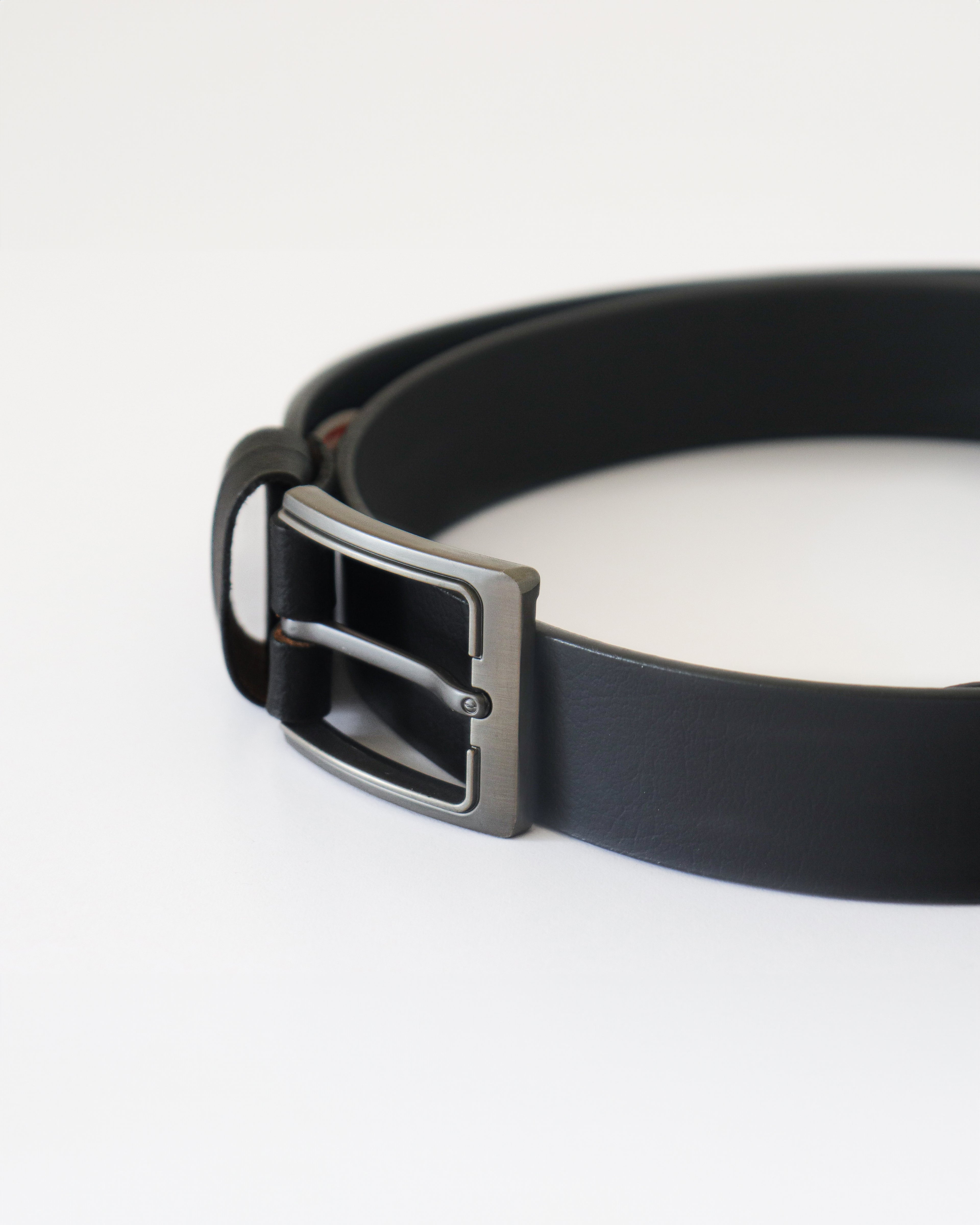 Men's Genuine Leather Belt - Black