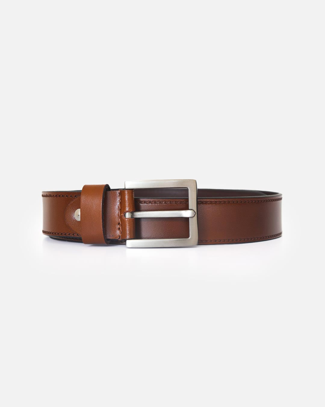 Men's Genuine Leather Belt - Tan