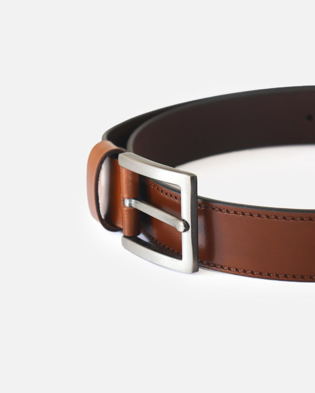 Men's Genuine Leather Belt - Tan