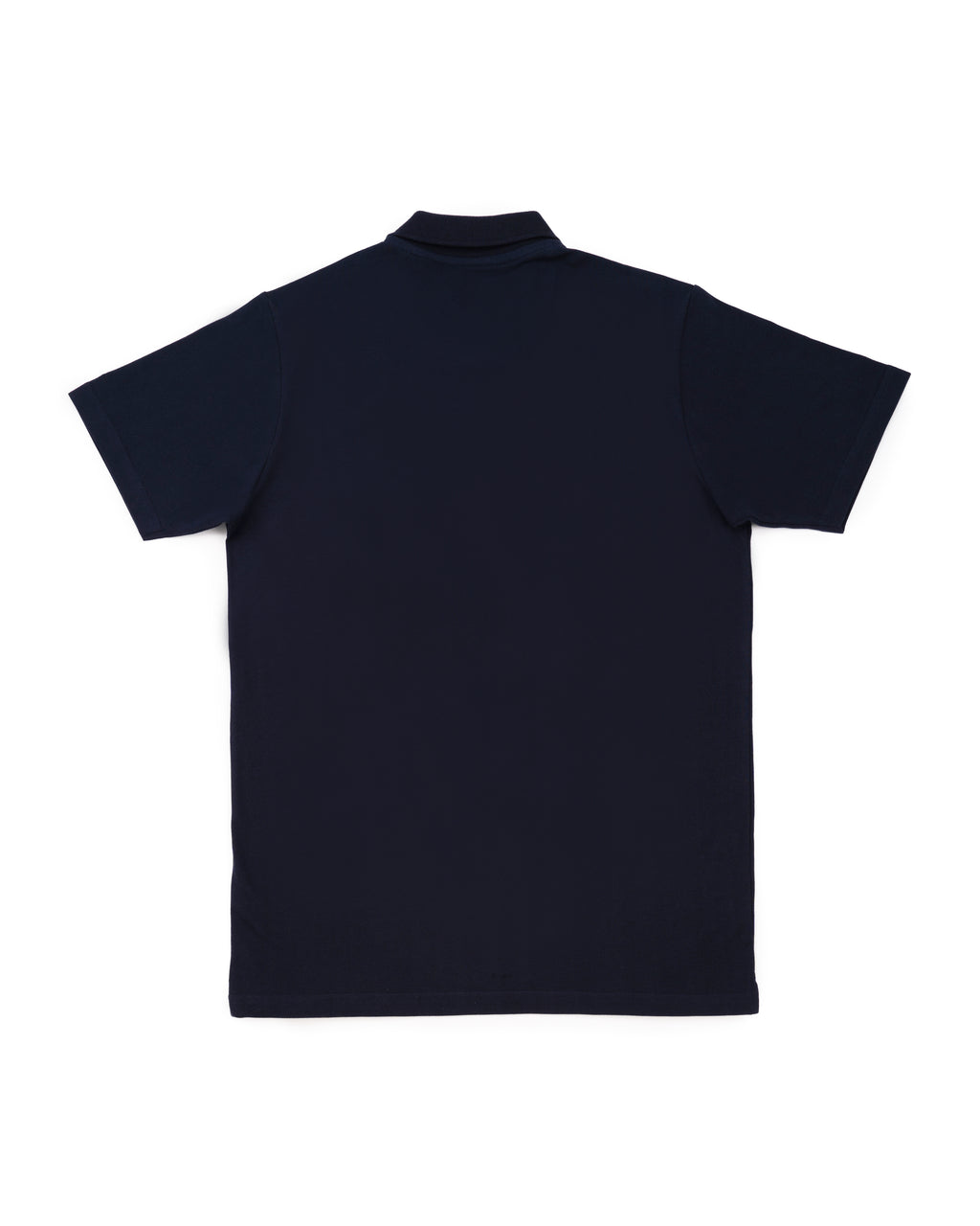 Bare Brown Navy Slim Fit Lightweight Polo T-Shirt with Pocket
