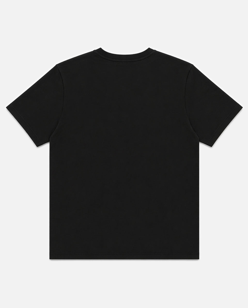 Bare Brown Black Slim Fit Crew Neck T-Shirt