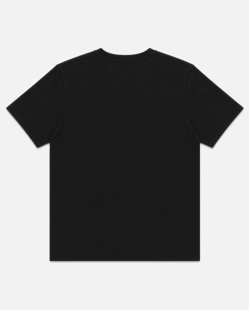 Bare Brown Black Slim Fit Crew Neck T-Shirt