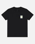Bare Brown Black Slim Fit Crew Neck T-Shirt