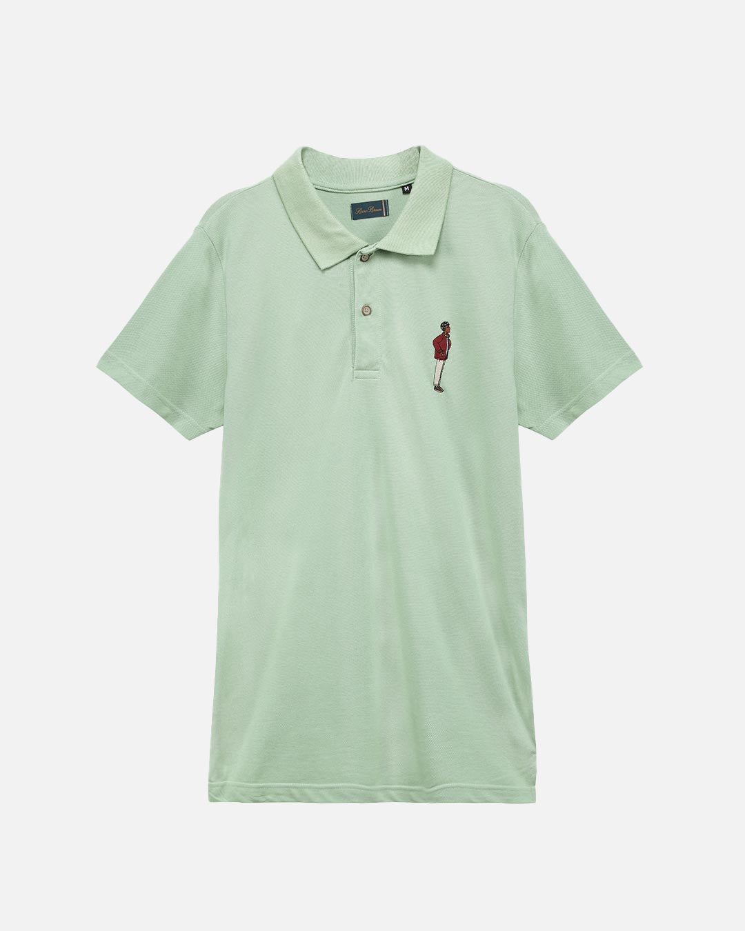 Mr.Brown Green Slim Fit Lightweight Polo T-Shirt