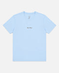 Bare Brown Blue Slim Fit Crew Neck T-Shirt
