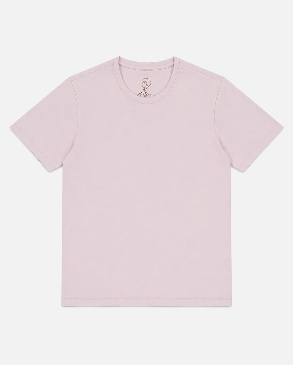 Bare Brown  Pink Slim Fit Crew Neck T-Shirt