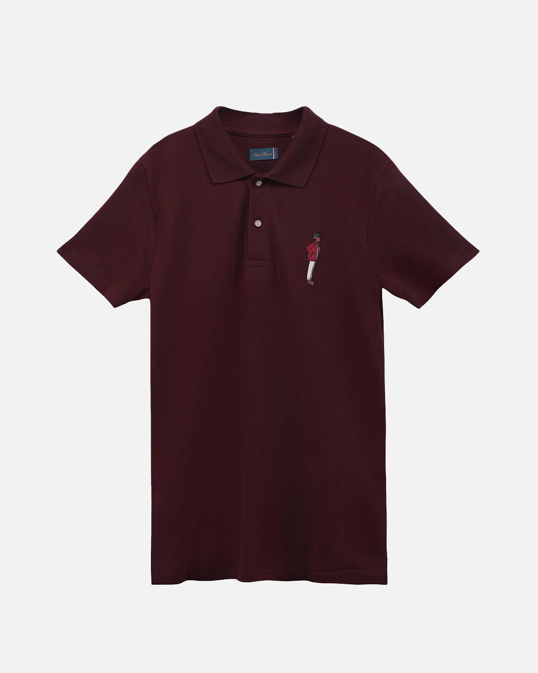 Mr.Brown Maroon Slim Fit Lightweight Polo T-Shirt