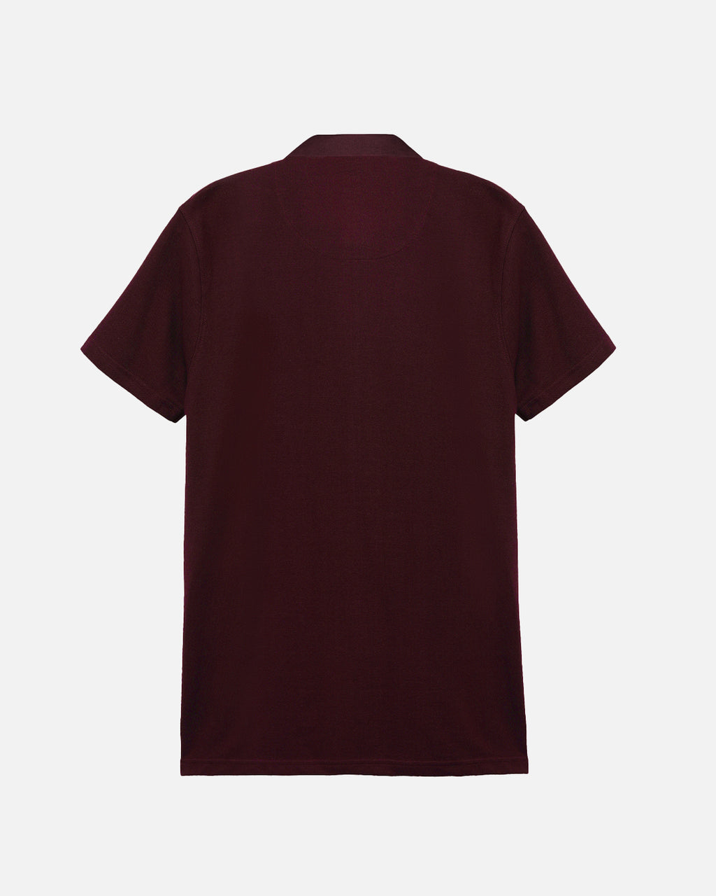 Mr.Brown Maroon Slim Fit Lightweight Polo T-Shirt