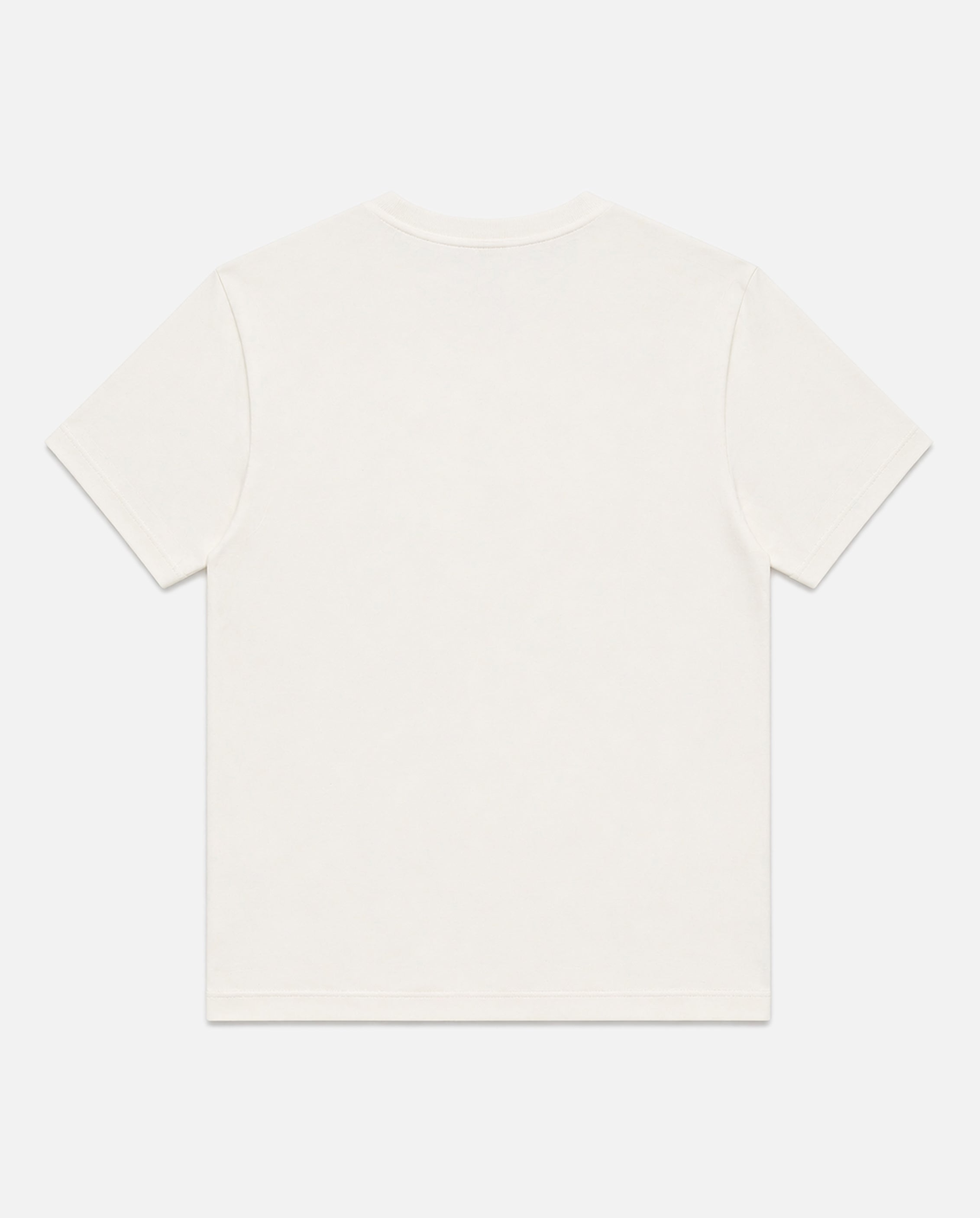 Bare Brown Off-White Slim Fit Crew Neck T-Shirt