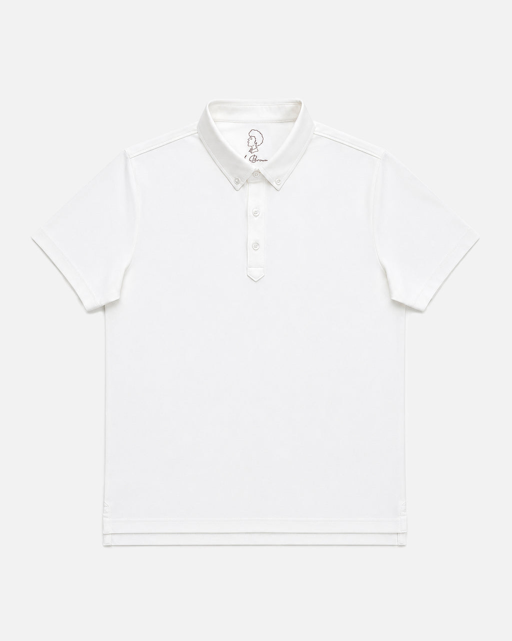 Mr.Brown Slim Fit Polo T-Shirt White