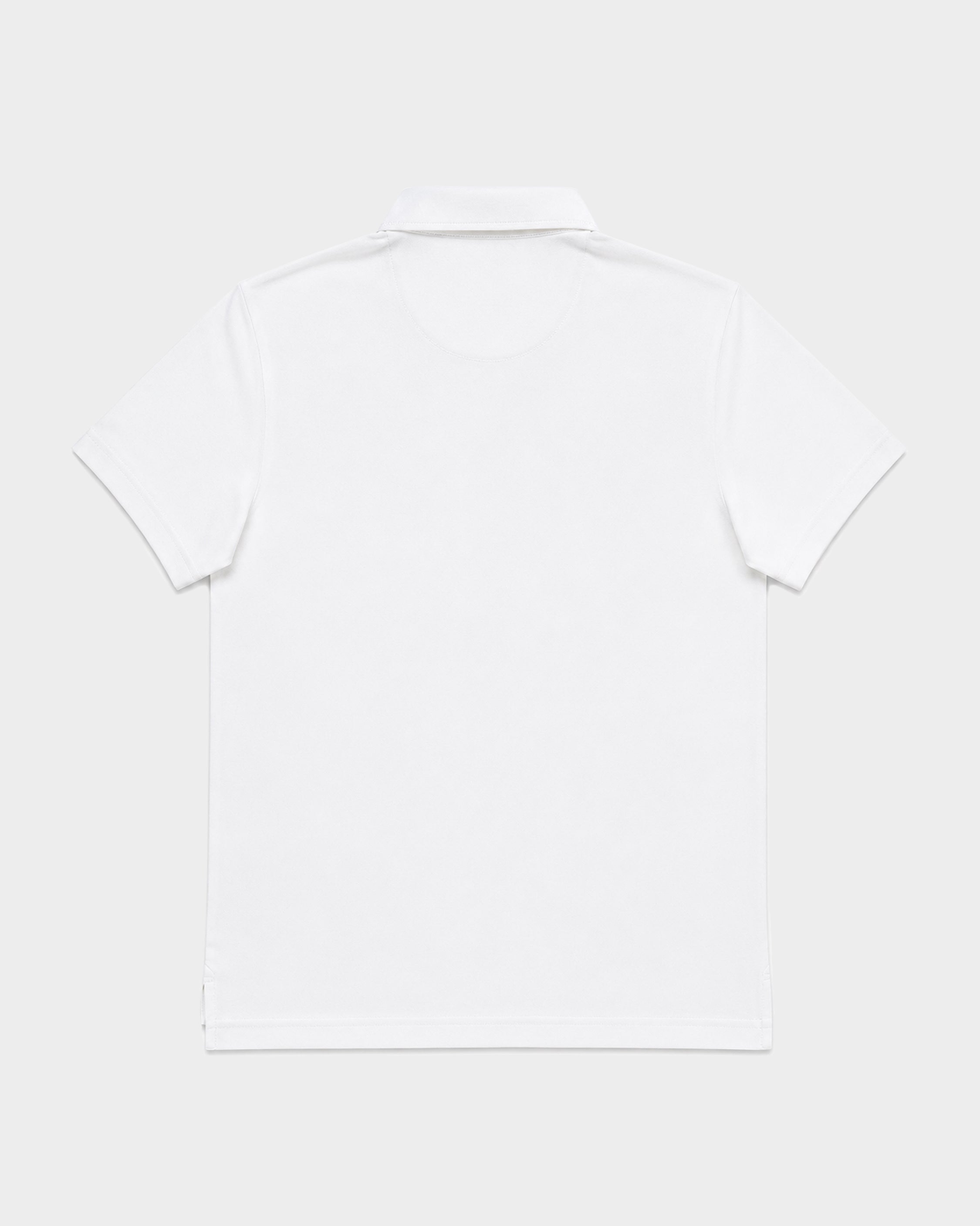 Mr.Brown Slim Fit Polo T-Shirt White