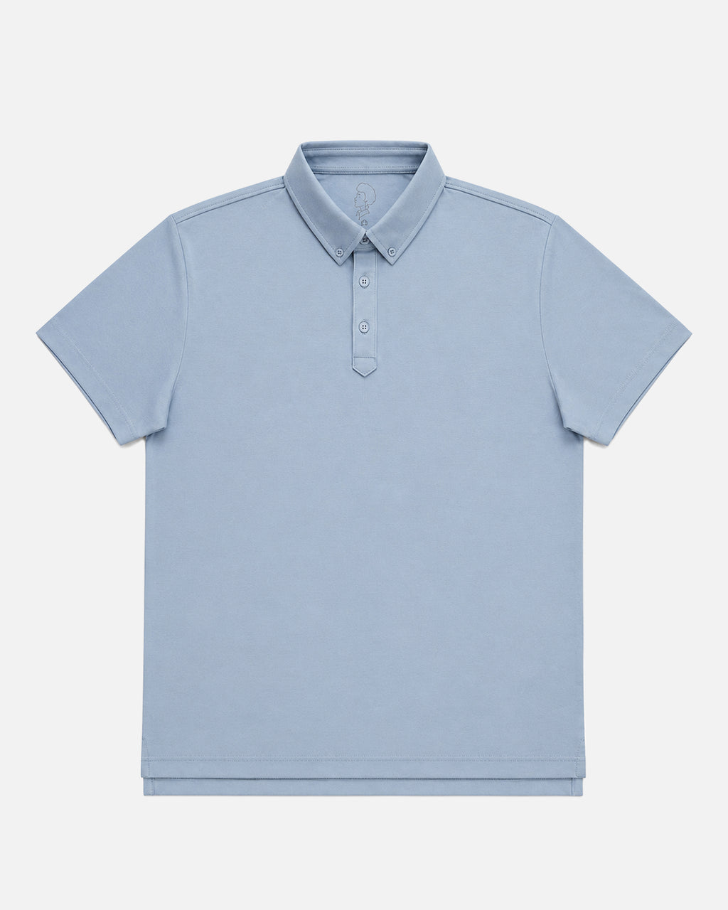 Mr.Brown Slim Fit Polo T-Shirt Greyish Blue