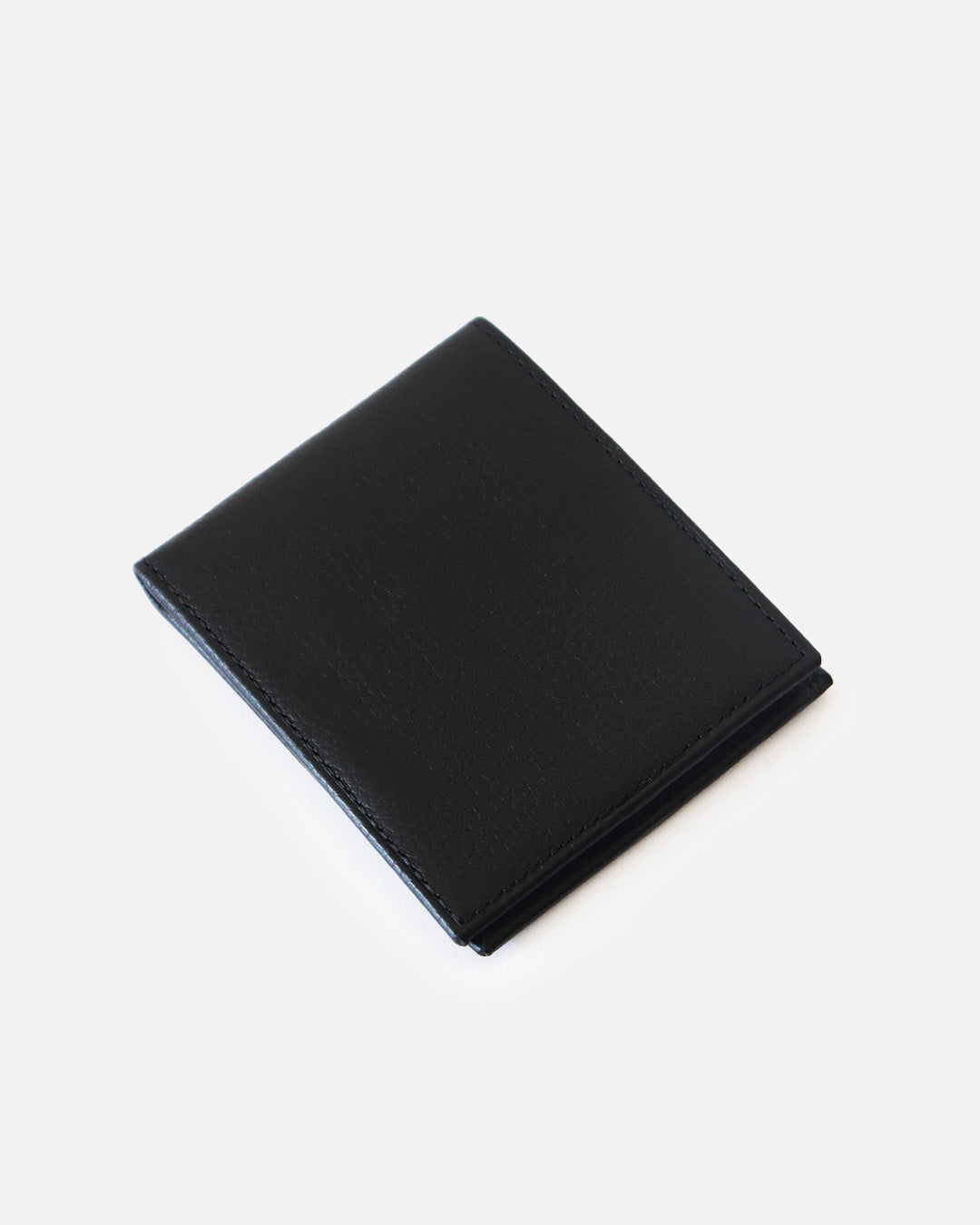 Genuine Leather Black Bi-fold Wallet With RFID Protection